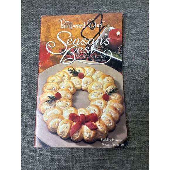 5 Pk Pampered Chef Seasons Best Fall/Winter 1998 2000 2001 2002 2008 Cookbooks - Picture 13 of 16